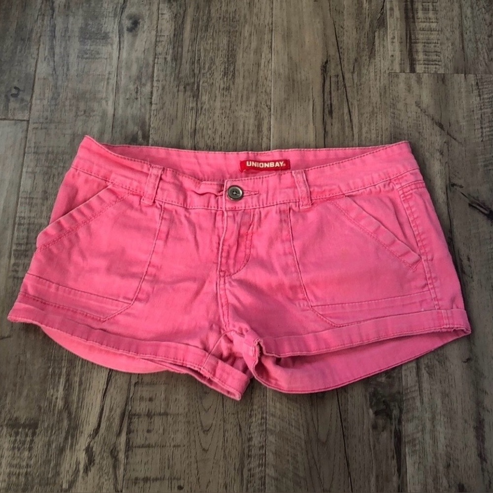 Low Rise Pink Shorts